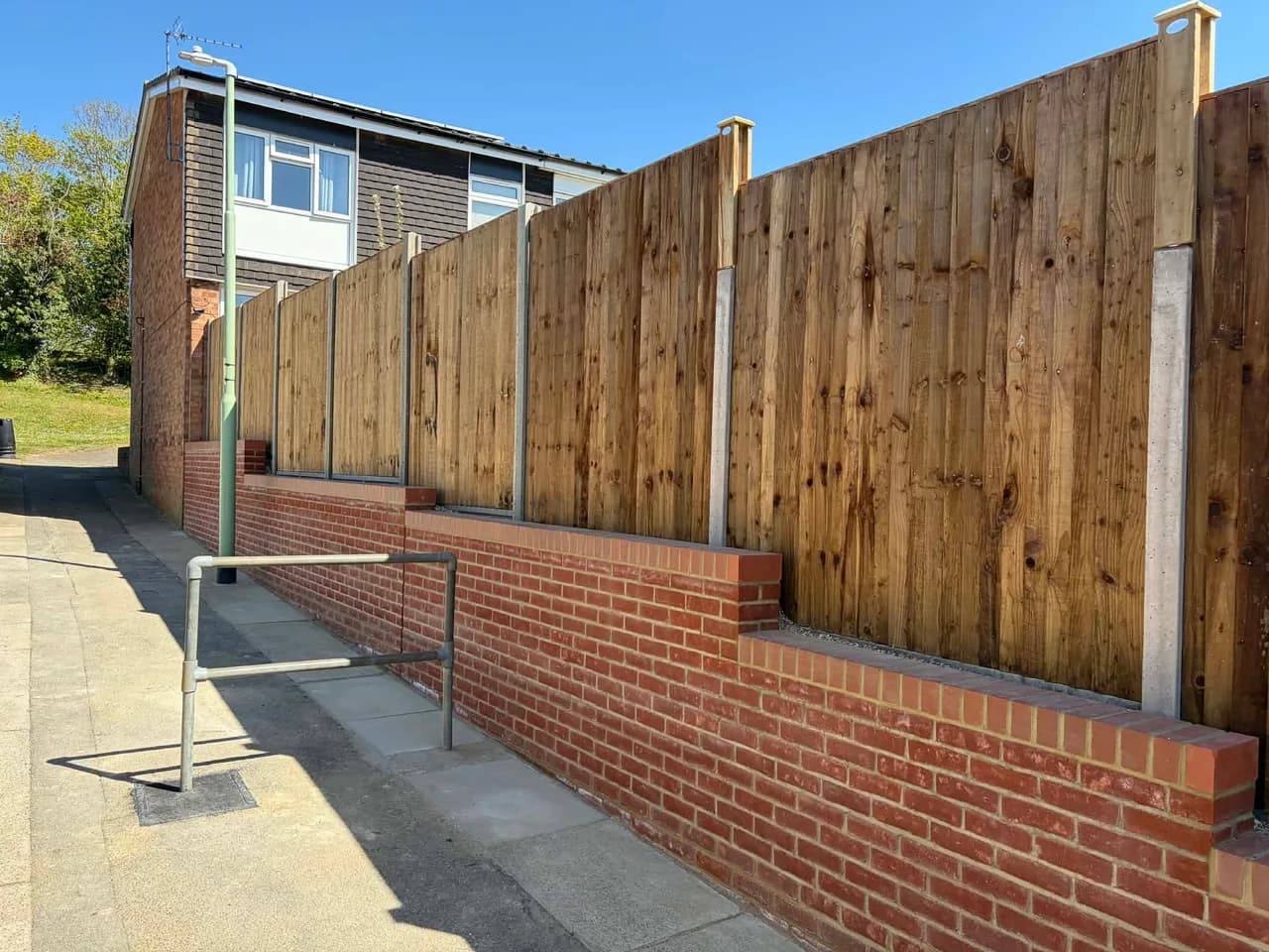 New bricked wall.